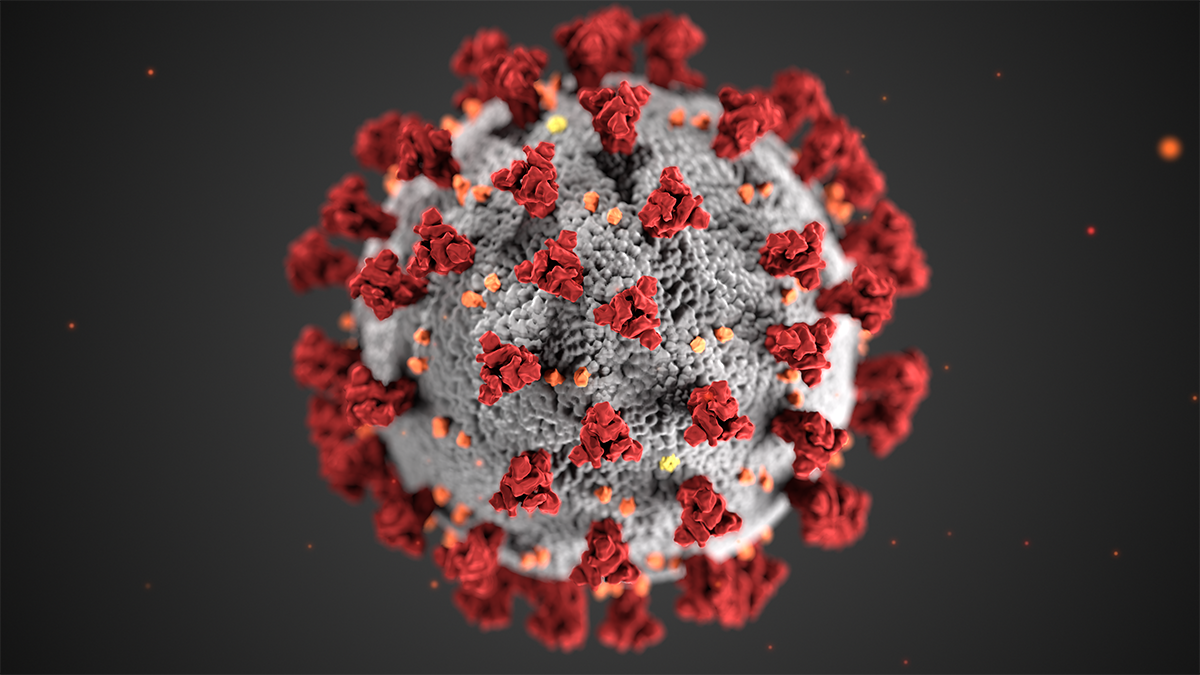 COVID 19 virus image - related to Parkinsons Disease