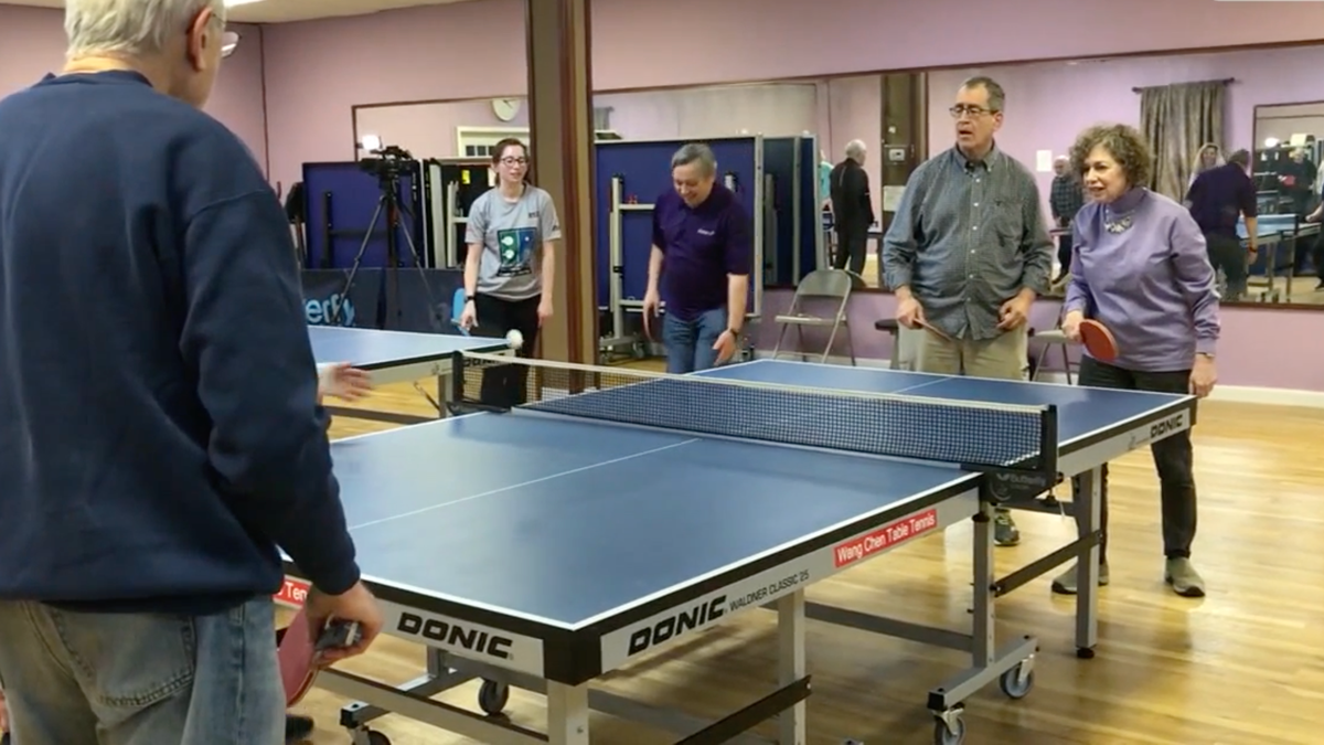 Ping Pong for Parkinsons news story - Dr. Clar Movement Disorders Center