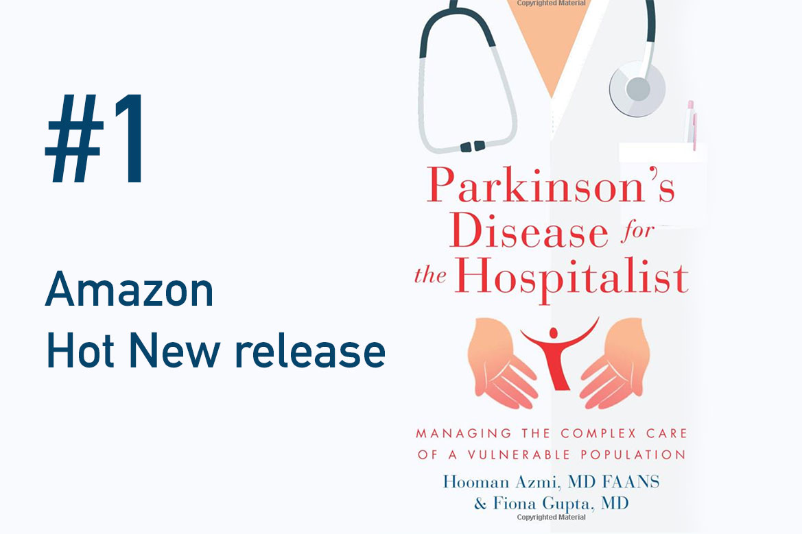 Dr Azmi book cover for Parkinson's Disease for the Hospitalist