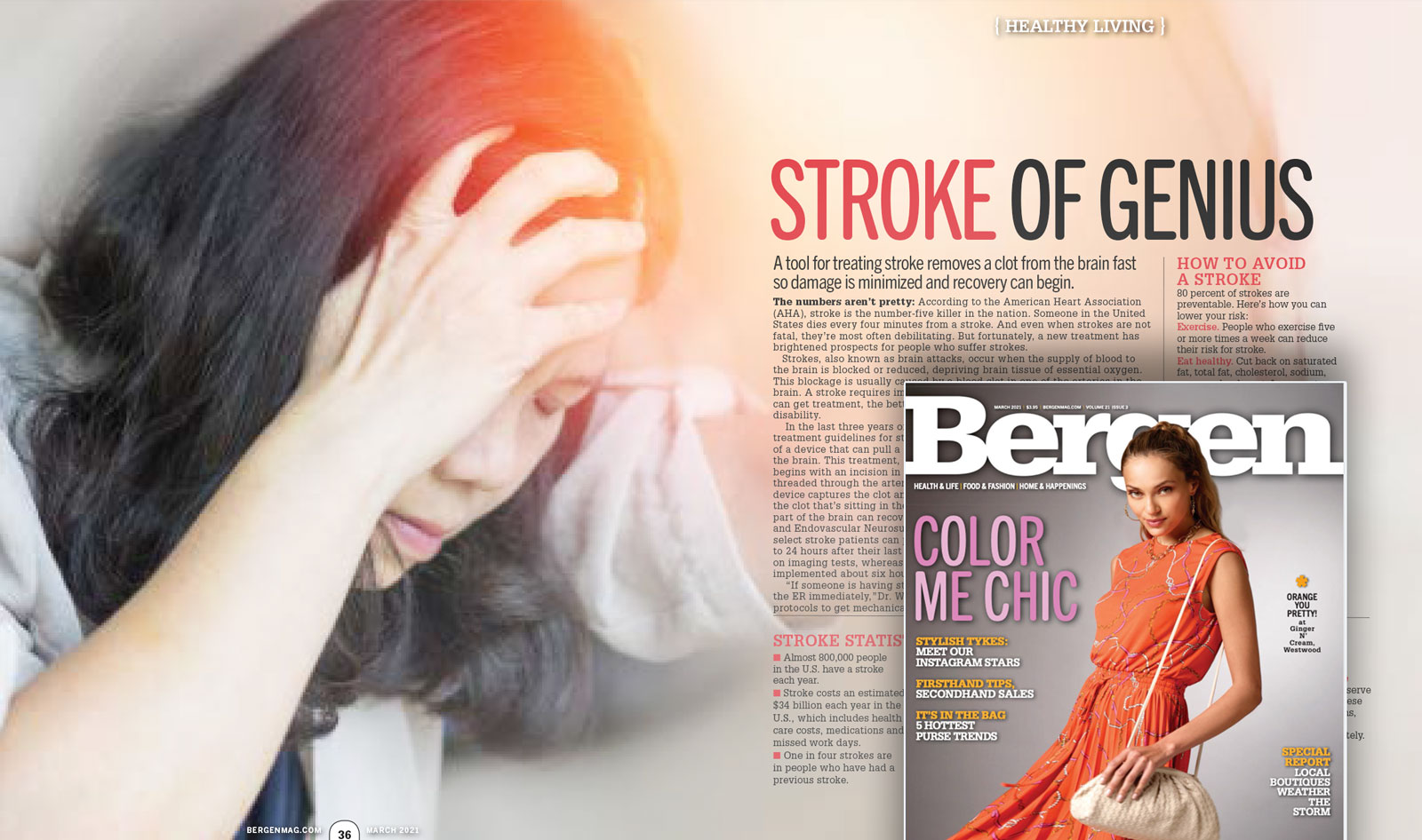 Stroke of Genius artilce from Bergen magazine