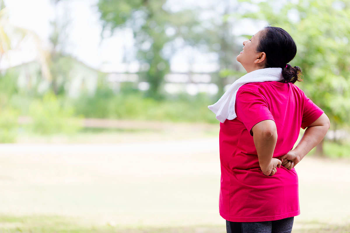 Back pain related to exercise - stretching