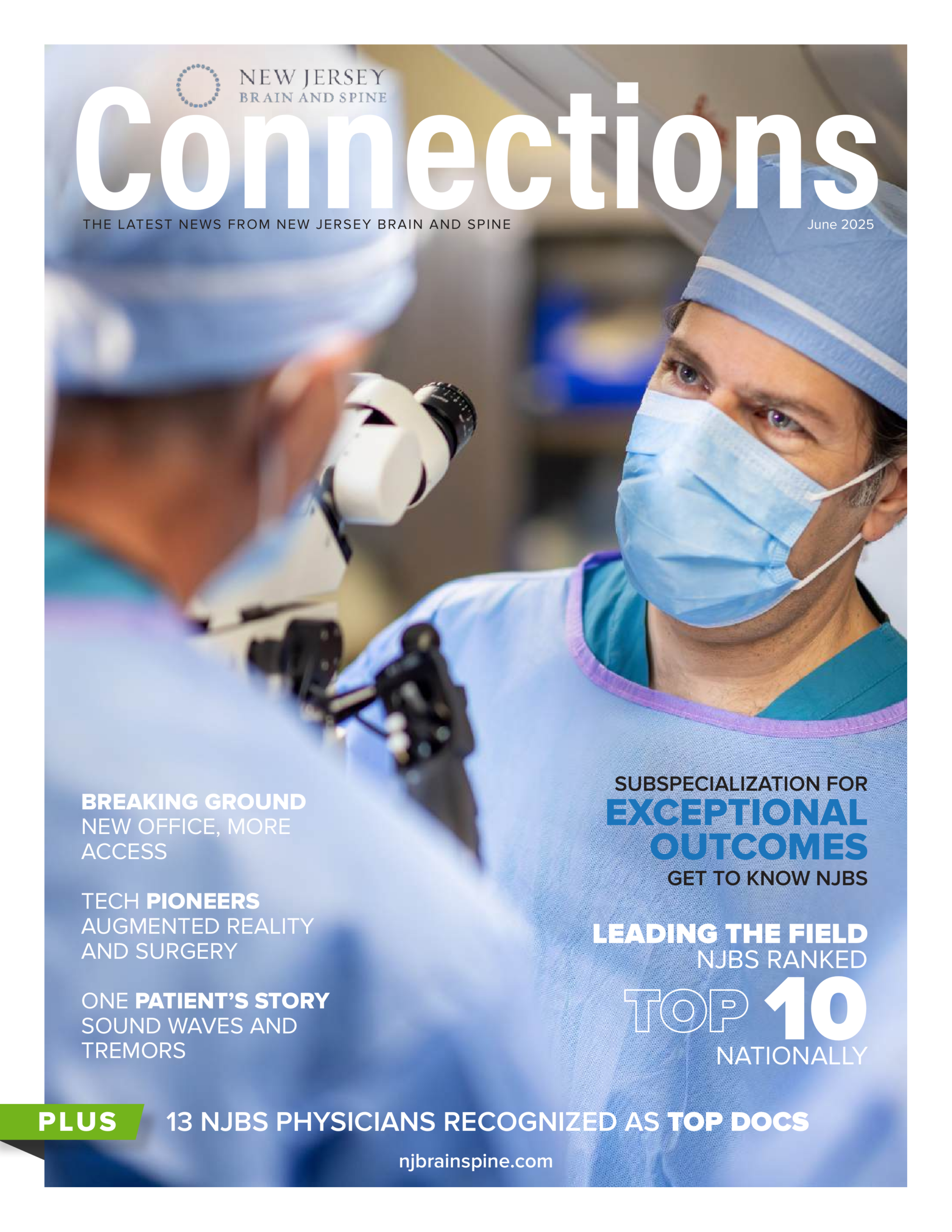 NJBS Magazine 25 cover New Jersey Brain and Spine | News