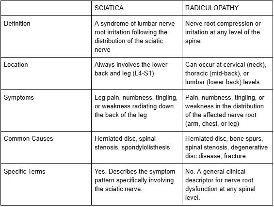 New Jersey Brain and Spine | Sciatica vs. Radiculopathy: What's the Difference? New Jersey Brain and Spine | Sciatica vs. Radiculopathy: What's the Difference?